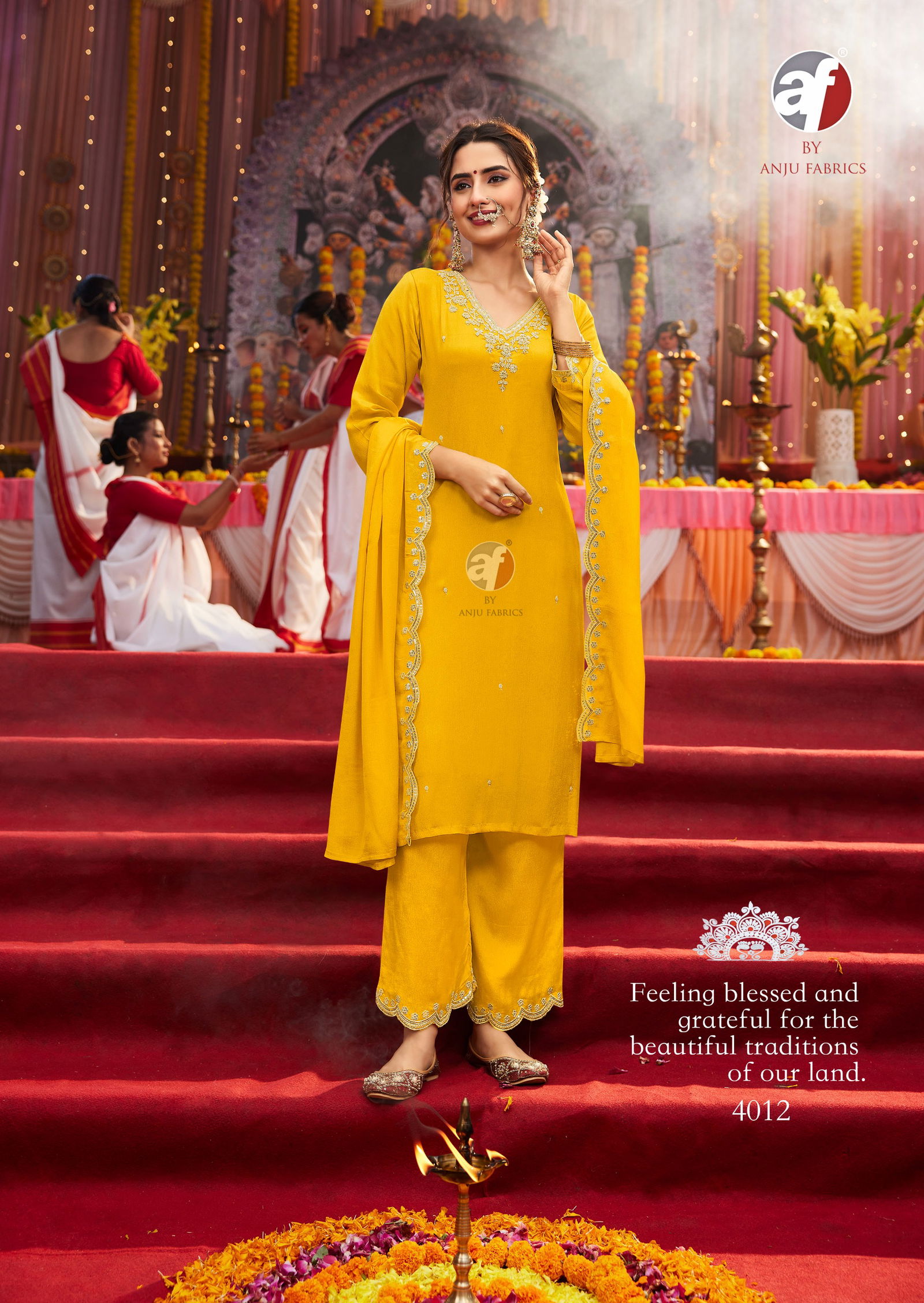 Sahiba Vol 6 By Af Chinon Kurti With Bottom Dupatta Wholesale Market In Surat
